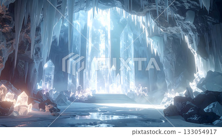 水晶和冰洞世界 水晶和冰洞世界 133054917