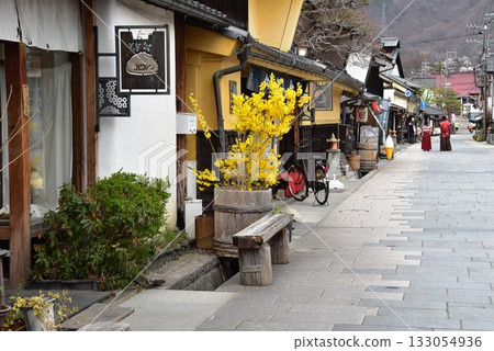 Ueda City - Streetscape of Yanagimachi on the Old Hokkoku Kaido 133054936