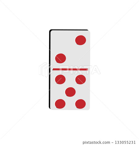 domino card icons two and five domino card icons two and five 133055231