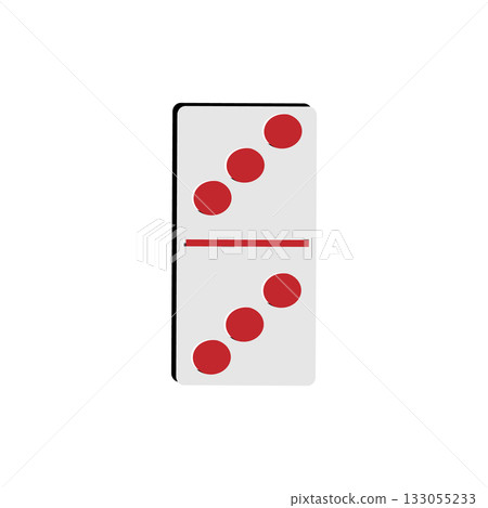 double three domino card icon 133055233