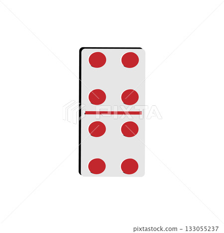 double four domino card icon double four domino card icon 133055237