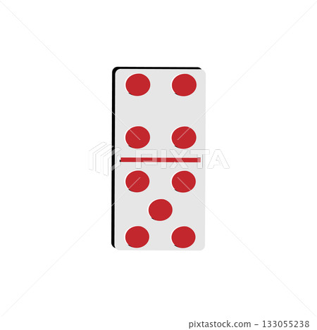 four five domino card icon four five domino card icon 133055238