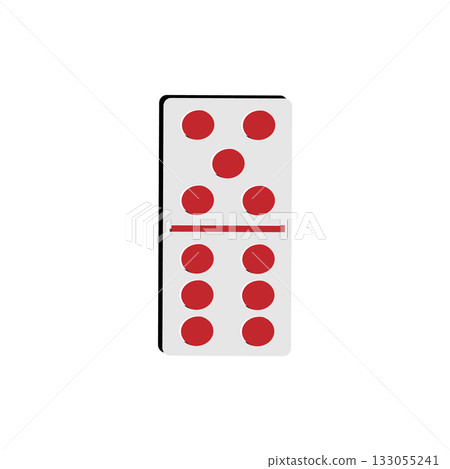 simple icons of domino qiu qiu five and six simple icons of domino qiu qiu five and six 133055241
