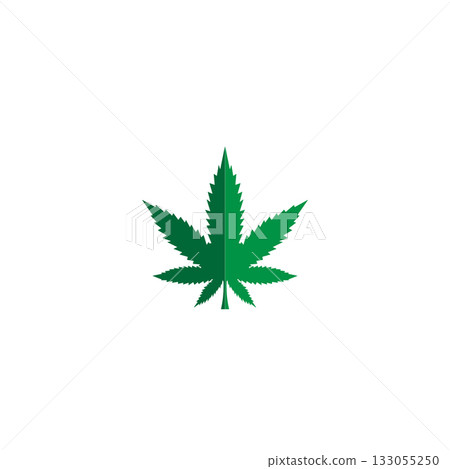 marijuana leaf icon, vectors illustration symbol design 133055250