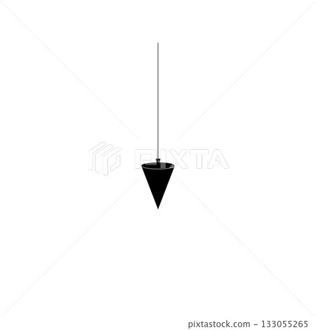 Plumb bob icon, symbol, Vector pictogram. Simple element illustration. 133055265