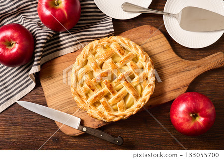 homemade apple pie 133055700