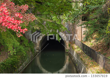 京都市琵琶湖運河第三隧道入口 京都市琵琶湖運河第三隧道入口 133057819