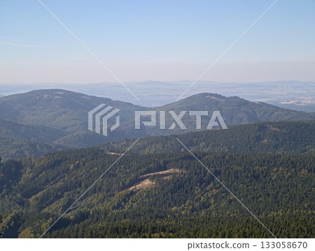 endless mountain ranges and gentle mists create perfect scenes for travel and outdoor exploration endless mountain ranges and gentle mists create perfect scenes for travel and outdoor exploration 133058670