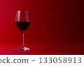 glass with red wine glass with red wine 133058913