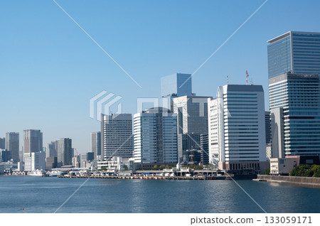 View of the Sumida River and Takeshiba area from Tsukiji Bridge View of the Sumida River and Takeshiba area from Tsukiji Bridge 133059171