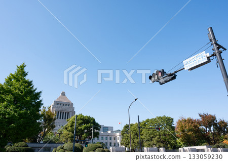 國會大廈正門前的景色 133059230