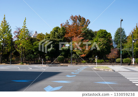 Scenery of the intersection above the Ministry of Foreign Affairs 133059238