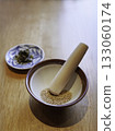Sesame grinding bowl Japanese food Traditional Japan culture 133060174