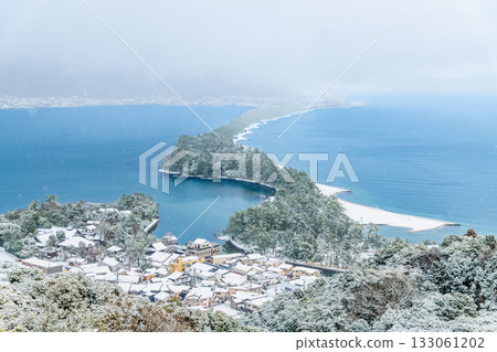 天橋立雪景 133061202
