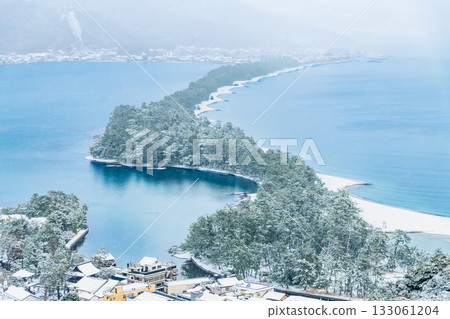 天橋立雪景 天橋立雪景 133061204