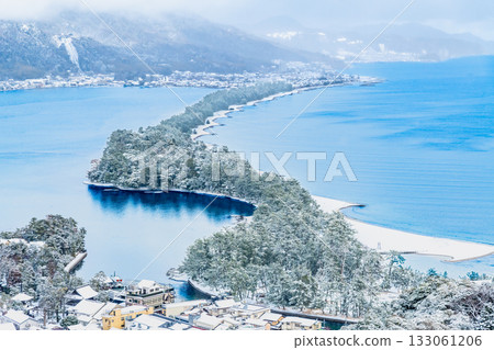 天橋立雪景 天橋立雪景 133061206