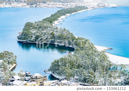 天橋立雪景 天橋立雪景 133061212
