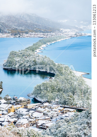 天橋立雪景 133061213