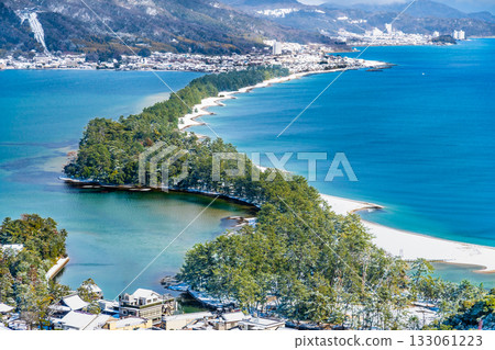 天橋立雪景 133061223