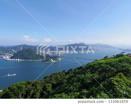The Kanmon Straits as seen from Hinoyama Park (Shimonoseki City, Yamaguchi Prefecture) The Kanmon Straits as seen from Hinoyama Park (Shimonoseki City, Yamaguchi Prefecture) 133061859