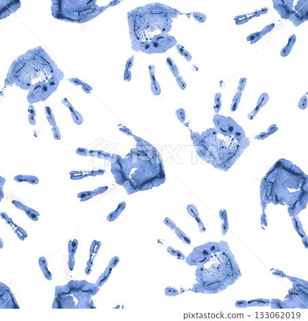 Handprints on White Background Handprints on White Background 133062019