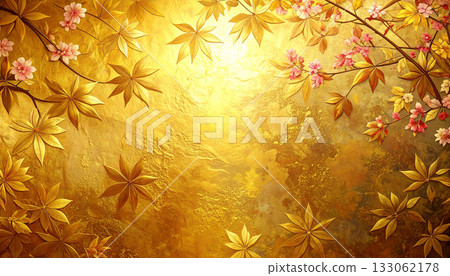 金箔牆、金箔紋理、金箔背景、AI生成圖像 金箔牆、金箔紋理、金箔背景、AI生成圖像 133062178