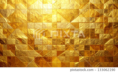 金箔牆、金箔紋理、金箔背景、AI生成圖像 133062190