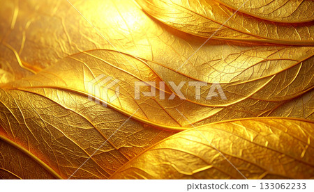 金箔牆、金箔紋理、金箔背景、AI生成圖像 133062233