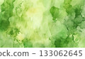 Green watercolor texture background. Abstract watercolor paint background 133062645