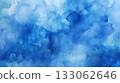 Blue watercolor.  Colorful multicolored art painting texture. Abstract painting with vibrant colors 133062646