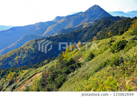 The magnificent autumn foliage of Shiga Kogen 133062694
