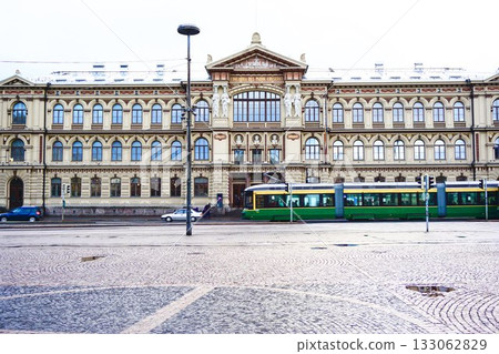 Helsinki, Finland, Winter, Christmas, Cityscape 133062829