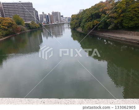 寬闊的河景，美麗的景色 133062905