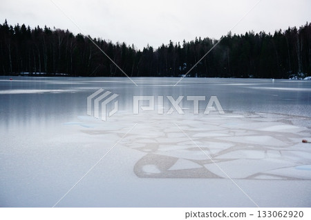 Helsinki, Finland, Winter, Christmas, Cityscape 133062920