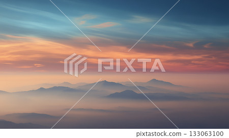 雲海與漸變 雲海與漸變 133063100
