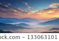 Sea of clouds and gradation 133063101
