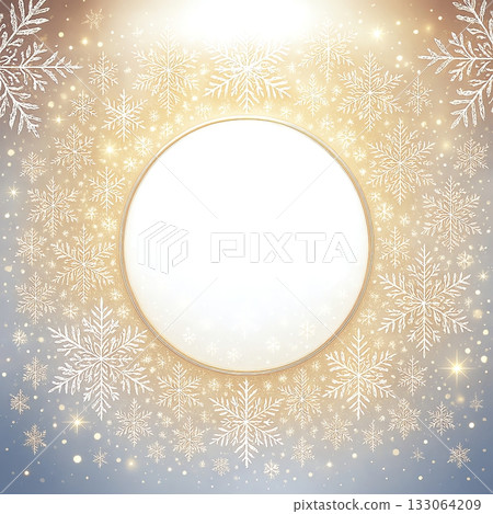 雪花狀的相框籠罩在柔光之中 雪花狀的相框籠罩在柔光之中 133064209