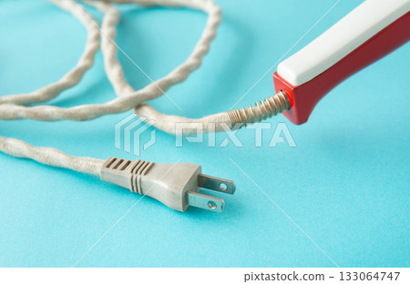 布包插頭線，電線，昭和時代家用電器 133064747