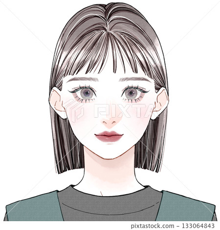 Face type: "Cool casual" - blunt eyebrows Face type: "Cool casual" - blunt eyebrows 133064843