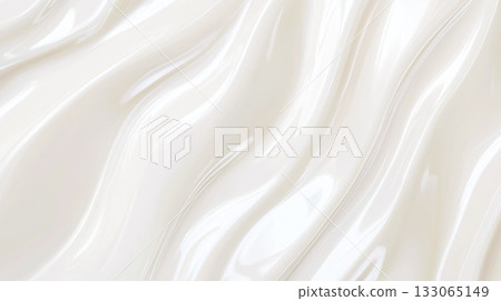 絲滑柔順的白色液體質地 133065149
