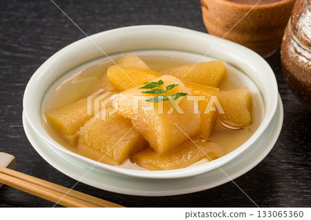 Delicious boiled radish Delicious boiled radish 133065360