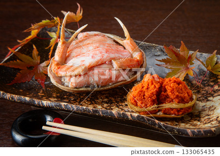 雪蟹殼和卵 133065435