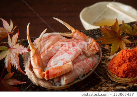 看起來很美味的螃蟹菜餚:雪蟹殼 看起來很美味的螃蟹菜餚:雪蟹殼 133065437