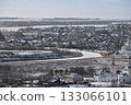 Suzdal, Russia, winter, aerial view 133066101