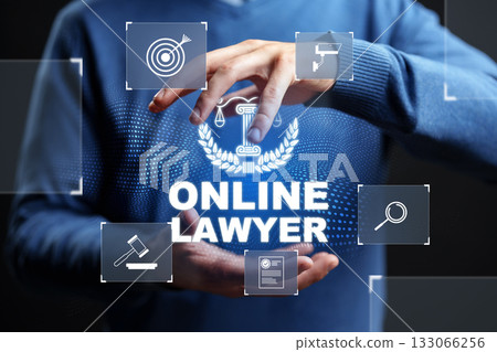 Creative representation of online legal services in a digital environment 133066256