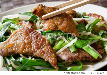 攪拌肥瘦的香草 133066374