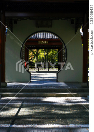 中國庭園大門 133066425