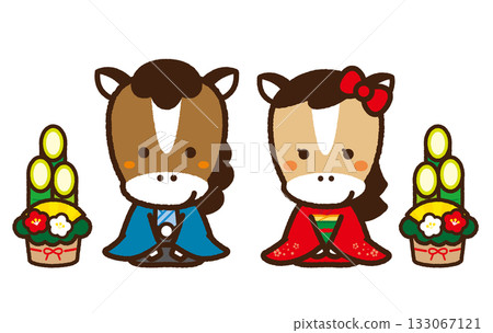 小馬駒們送上新年祝福 133067121