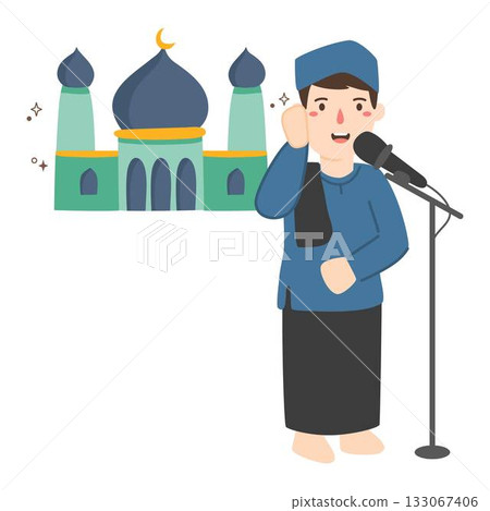 Muslim people Call to Prayer 133067406