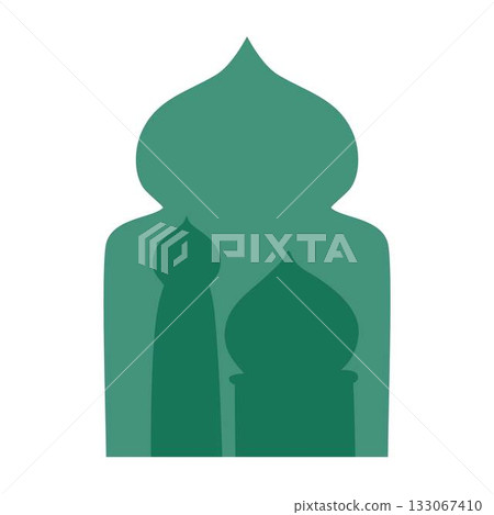 Ramadan karem Element Mosque illustration 133067410